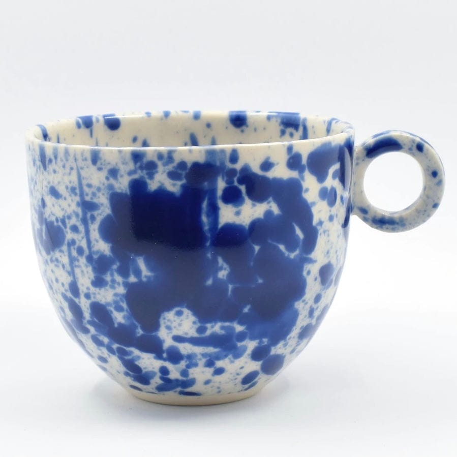 ANNA JONES INTERIØR Blue Splatter Mug
