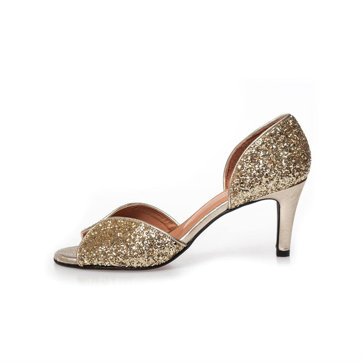 Copenhagen Shoes SKO My Diamonds Gold Glitter Sandaler