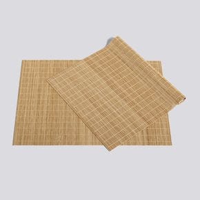 HAY TEKSTILER Bamboo Place Mat Set Of 2 Natural