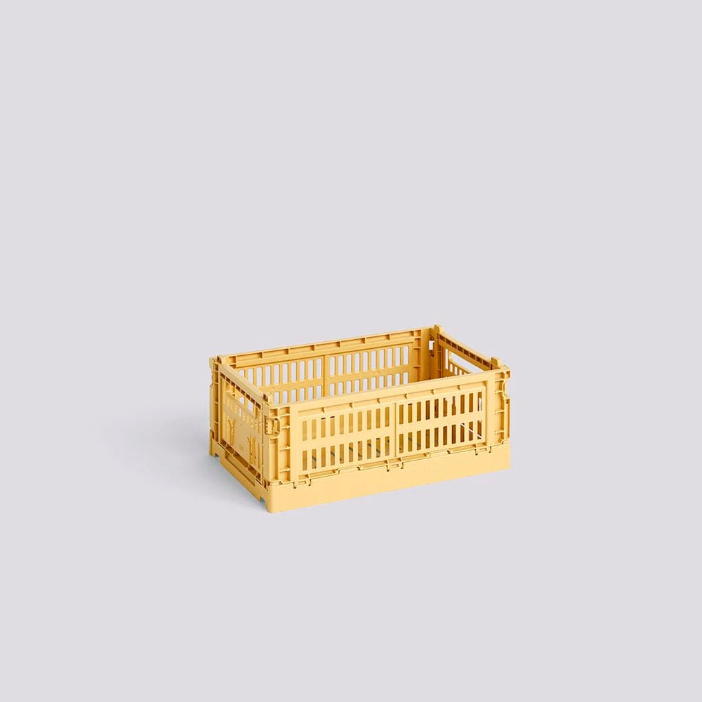 HAY INTERIØR Colour Crate S Golden yellow