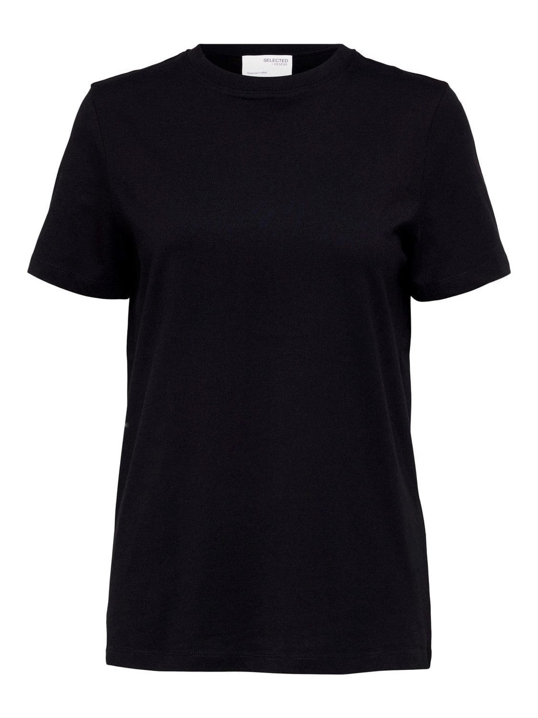Selected Femme KLÆR T-skjorte Myessential Sort