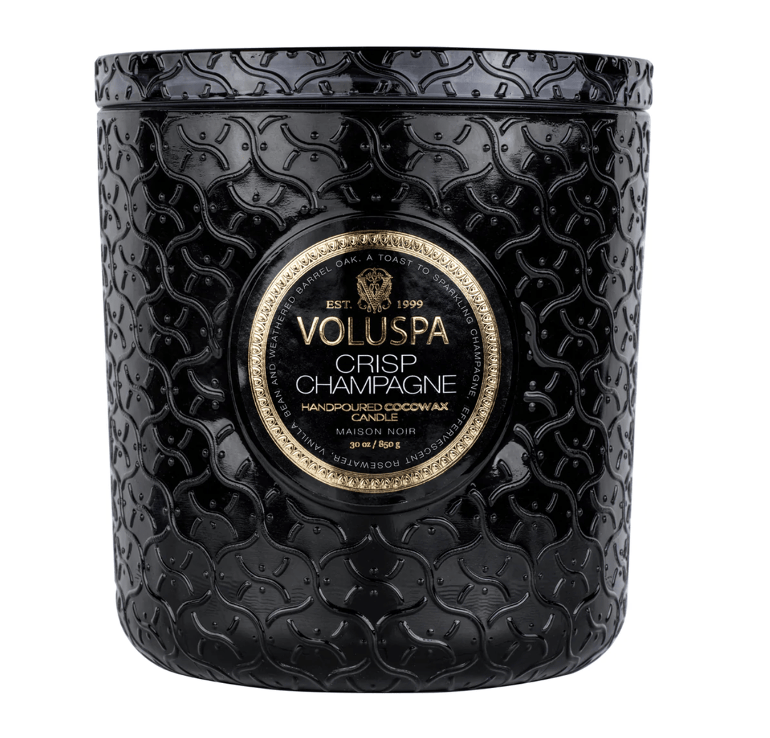 Voluspa INTERIØR Luxe Jar Candle 80tim 910g - Crisp Champagne