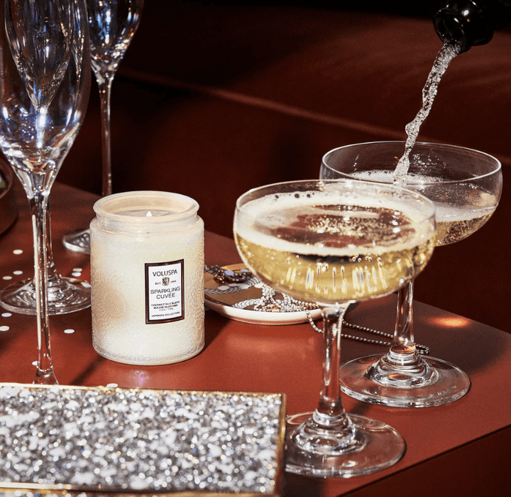 Voluspa INTERIØR Small Jar Candle 50tim Sparkling Cuvée
